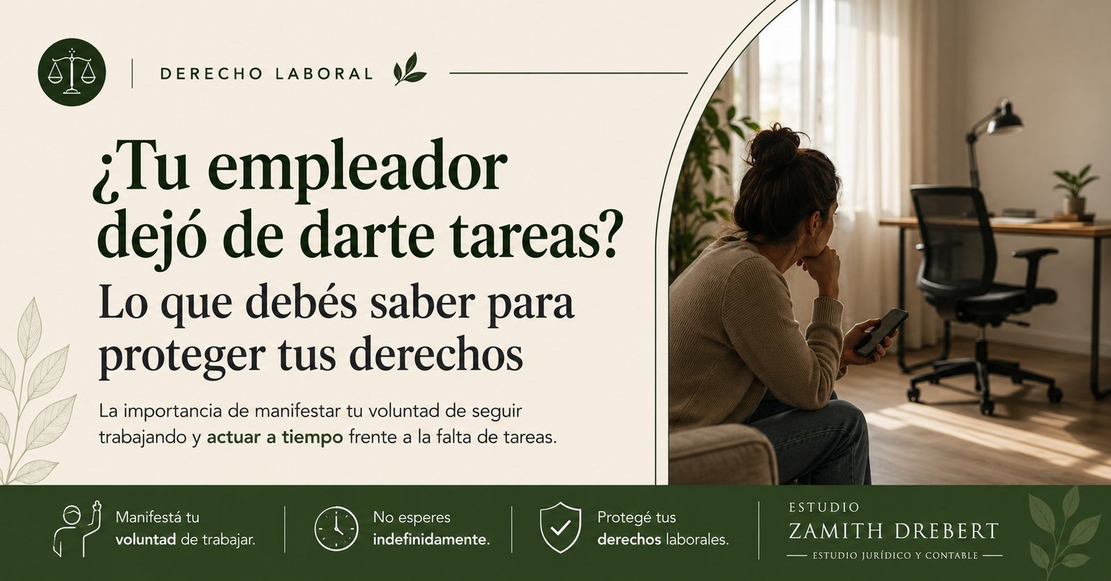 ¿Tu empleador dejó de darte tareas? Lo que debés saber para proteger tus derechos