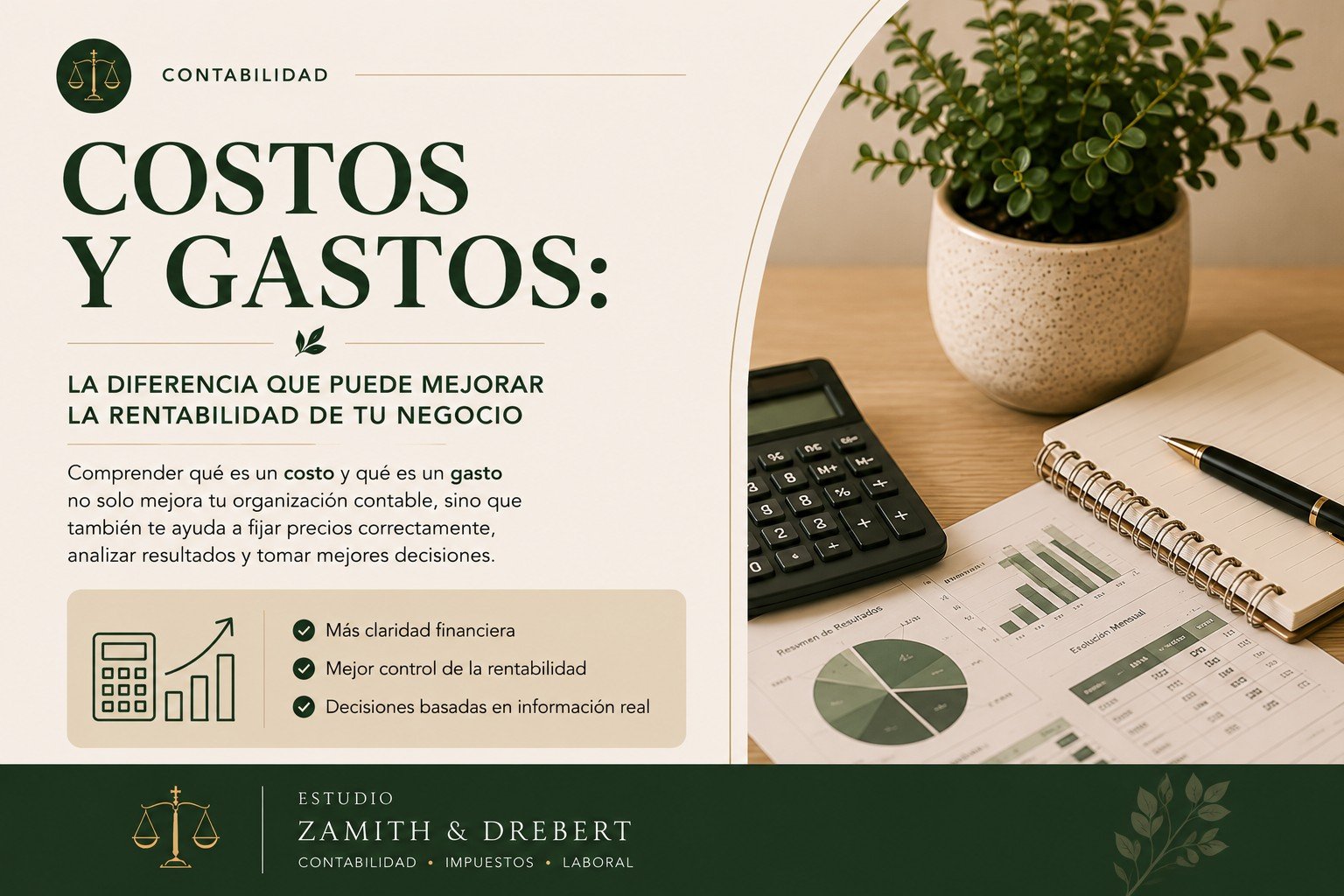 Costos y gastos: una diferencia clave para la rentabilidad de tu negocio