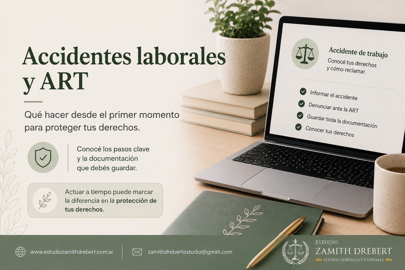 Accidentes laborales y ART: qué hacer desde el primer momento para proteger tus derechos