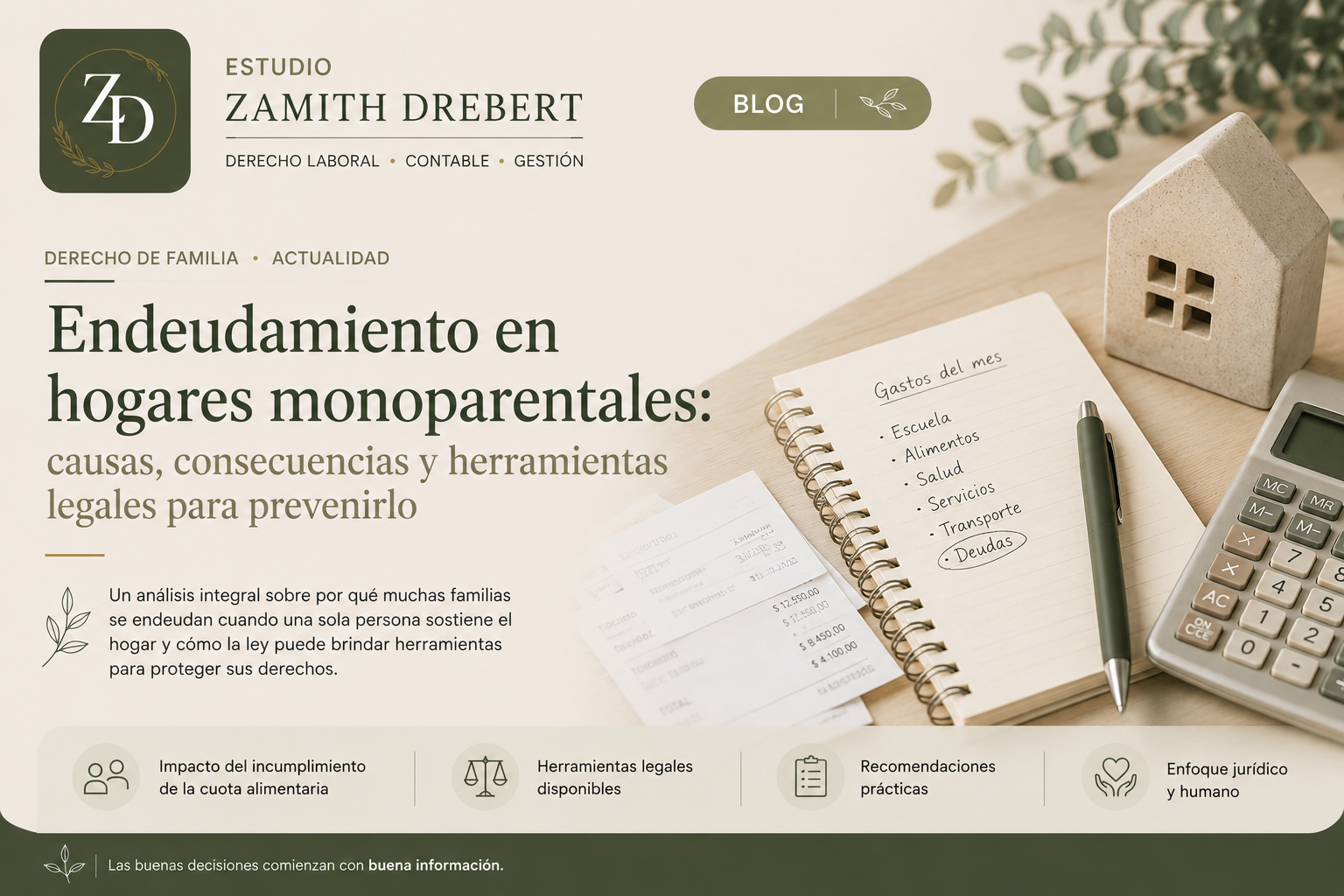 Endeudamiento en hogares monoparentales: causas, consecuencias y herramientas legales para prevenirlo