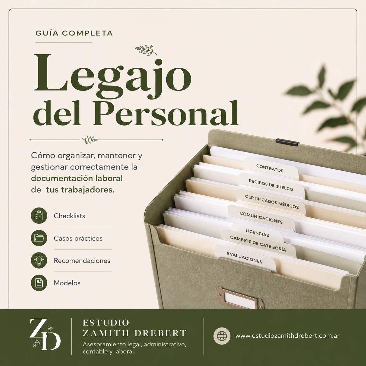 E-book Legajo del personal
